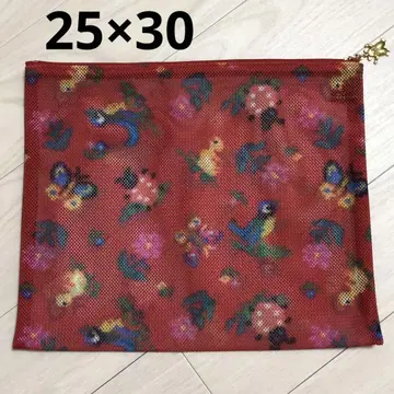 페일러 하이디 메쉬 파우치 레드 25 x 30cm