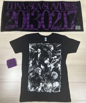 선착순 LUNA SEA SLAVE 한정 GIG 2013 티셔츠 등 3점