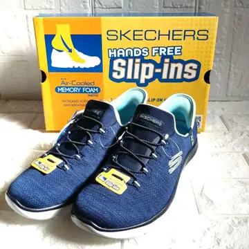 SKECHERS Hands Free Slip-ins 네이비 24 새상품