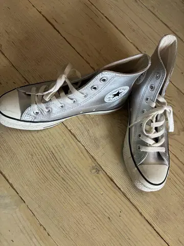 Converse ALL STAR 실버 하이컷 스니커즈