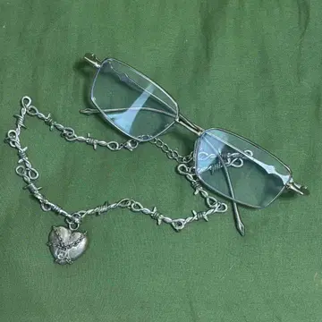 실버 목걸이 앰부쉬풍