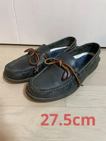 SPERRY TOPSIDER 가죽 모카신 데크 슈즈