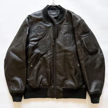 즉시 완판 AVIREX LEATHER TYPE MA-1 TOPGUN L
