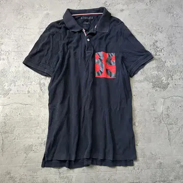 타미힐피거 네이비 코튼 피케 셔츠 35
