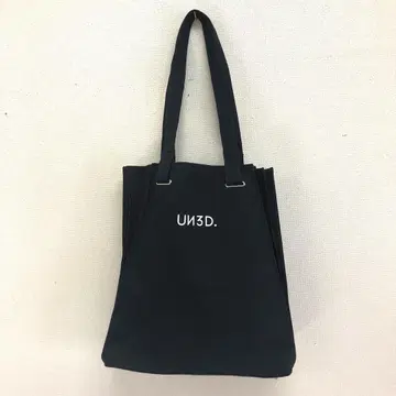 언스리드 오리가미 플리츠 토트백 서브백 A4 가능 블랙