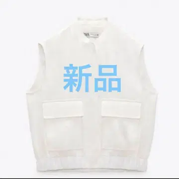 ZARA 자라 린넨 오버사이즈 베스트 XS-S