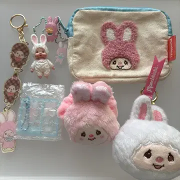 몬치치 치무탄 핑크 화이트 세트 묶음 판매