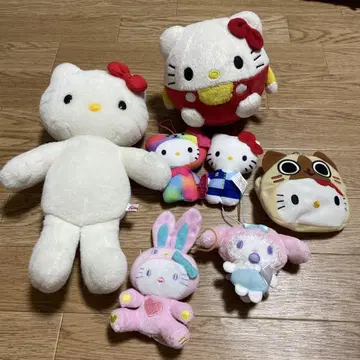 헬로키티 봉제 인형 세트