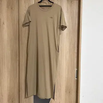 THE NORTH FACE 반팔 롱 원피스 L 베이지
