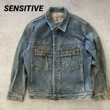 SENSITIVE [ BOBSON ] M 사이즈 데님 자켓 면 소재