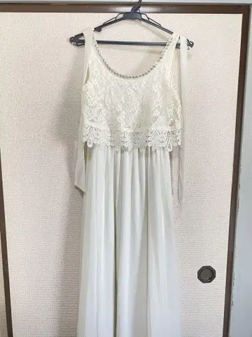 CECIL McBEE 아이보리 레이스 드레스