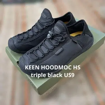 KEEN HOODMOC HS triple black US9 단종