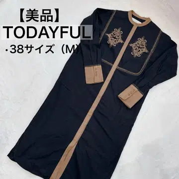 [새상품급] TODAYFUL 자수 셔츠 드레스 원피스 38