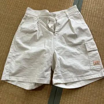 SOMETHING 화이트 숏팬츠 S 사이즈