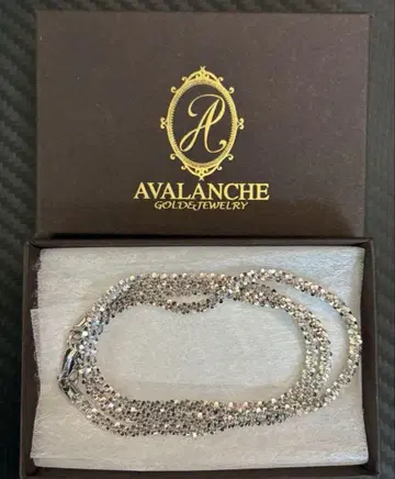 AVALANCHE 트위스트 스파크 목걸이 50cm 실버 925
