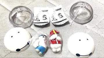 디즈니 캡슐 토이 가챠가챠 베이맥스 수영 야구