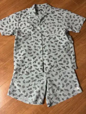 THE NORTH FACE 알로하 셔츠 셋업 XL 스카이블루