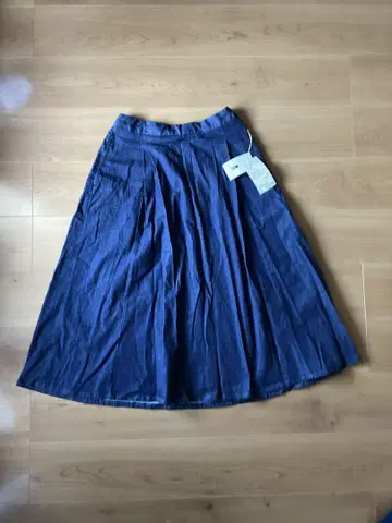 MUJI 턱 스커트 롱