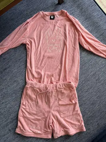 도카이 온에어 피스의 제곱 그 녀석 룸웨어 핑크 M 사이즈