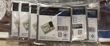 JOJO WORLD 죠죠의 기묘한 모험 와이어 키링 9개 세트