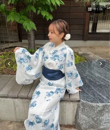 nemne store 세퍼레이트 유카타 색스 블루