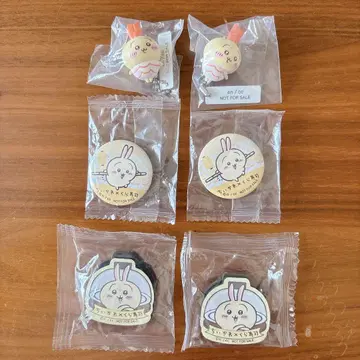 치이카와 쿠라스시 토끼 피규어 캔뱃지 마그넷 시트