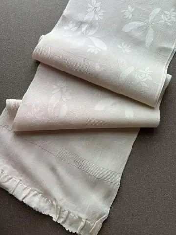 오비 장식 천 연한 핑크 크림