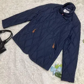 컨디션 최상 에이글 퀼팅 자켓 네이비 WIND STOPPER L 사이즈