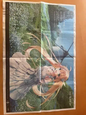 FGO 7월 28일 도쿠시마 신문 오베론 2장 세트 미개봉 상품 fgo