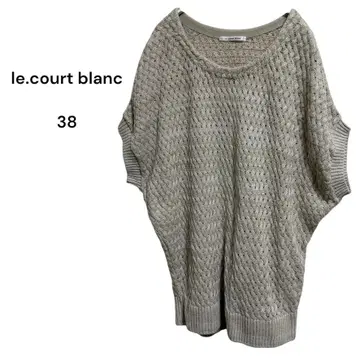 [ 새상품 미사용 ] le.coeur blanc 썸머 니트 티셔츠 38
