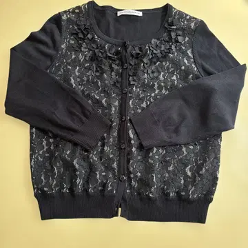 M-premier BLACK 블랙 가디건 38
