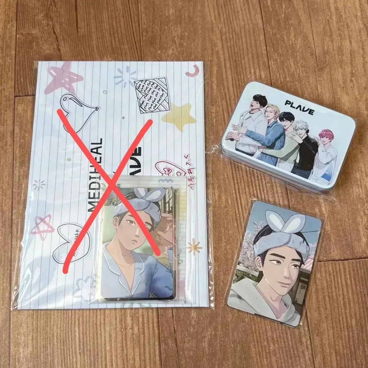 4点 トレカセット PLAVE 2025 MEDIHEAL メデイヒール トレカ