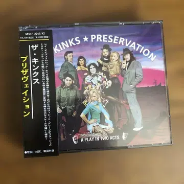 킨크스 프리저베이션 ACT1+ACT2 수입판 일본어 해설 포함 2CD