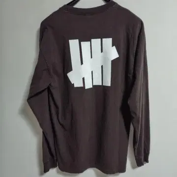 UNDEFEATED 긴팔 티셔츠 롱T USA 제작 빅 로고 M