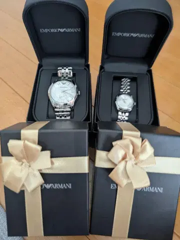 Emporio Armani AR1716 실버 페어 시계