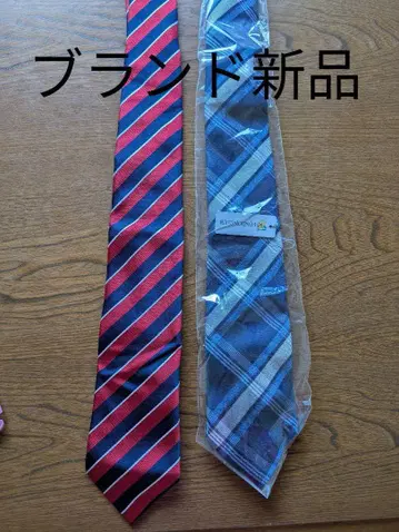 LONDON CLUB 빨강과 파랑 스트라이프 넥타이