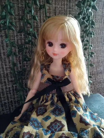 커스텀 리카짱 골드 소바쥬 used 커스텀 22cm 인형