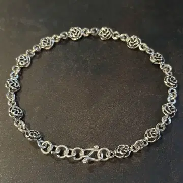 SILVER925 ROSE BRACELET/실버/팔찌