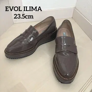 [새상품급] EVOL ILIMA 에나멜 코인 로퍼 23.5cm