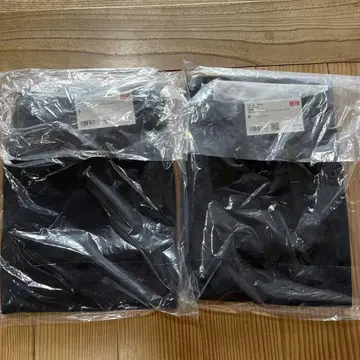 유니클로 울트라 스트레치 에어리즘 조거 팬츠 M 블랙 2장