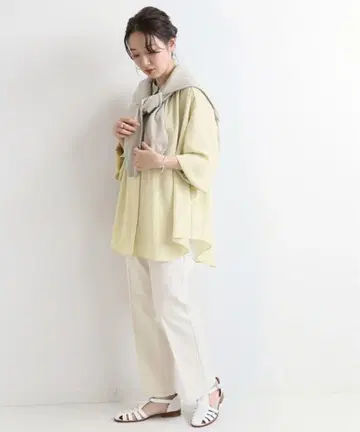 IENA 이에나 21SS 조젯 셔츠 블라우스 밴드 카라