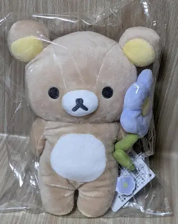 리락쿠마 봉제 인형 BASIC RILAKKUMA Flower 즉시 결제
