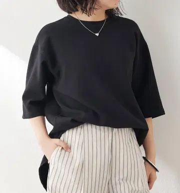 Whim Gazette 윔 가제트 V 가제트 하프 슬리브 풀오버