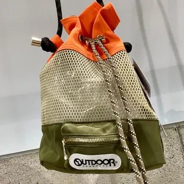 완판템 미사용 새상품 OUTDOOR 콜라보 메쉬 드로우 스트링 백