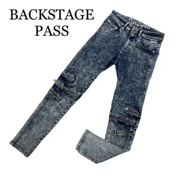 BACKSTAGE PASS 데님 팬츠 청바지 사이즈 I 블루