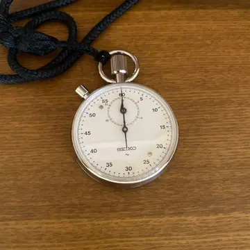 앤티크 SEIKO 스톱워치 회중시계 실버
