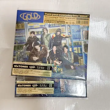 SixTONES GOLD 초회반 A.B 2장 세트