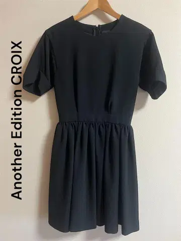 Another Edition Croix 크루아 블랙 미니 드레스