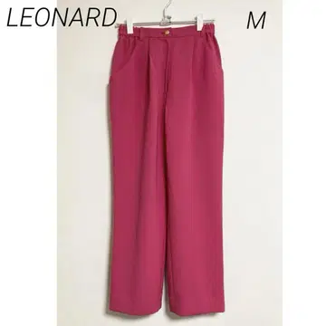 0413 LEONARD SPORT 레오나르 팬츠 M 사이즈 로고 자수