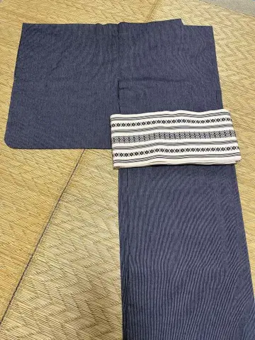 미사용 목면 기모노 마츠자카야 취급 기장 160